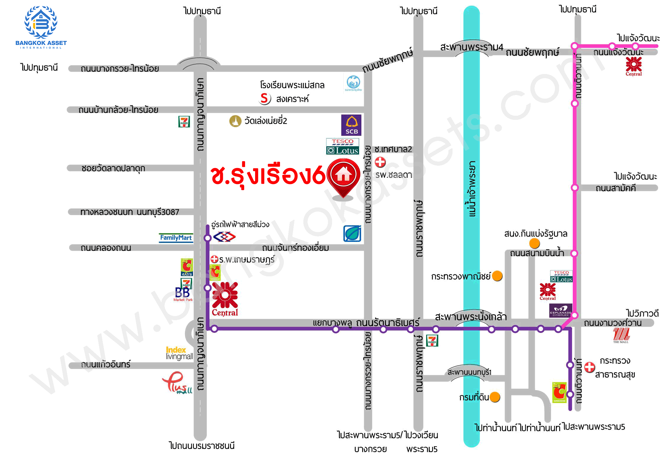 ทาวน์เฮ้าส์มือสองนนทบุรี หมู่บ้าน ช.รุ่งเรือง6 ทำเลบางบัวทอง ติดถ.บางกรวย-ไทรน้อย เนื้อที่ 23.2 ตร.ว. ฟังก์ชั่น 2นอน 2น้ำ ครบครันทั้งครัวเคาน์เตอร์+โรงรถ แถมแอร์ 2 เครื่อง! บนทำเลติดถนนใหญ่ เชื่อมต่อหลายเส้นทางทั้งถ.รัตนาธิเบศร์ ,ถ.ราชพฤกษ์ ,ถ.ชัยพฤกษ์ ใกล้เซ็นทรัลเวสต์เกต และรถไฟฟ้าสถานีบางพลู ราคาเกินคุ้ม!!